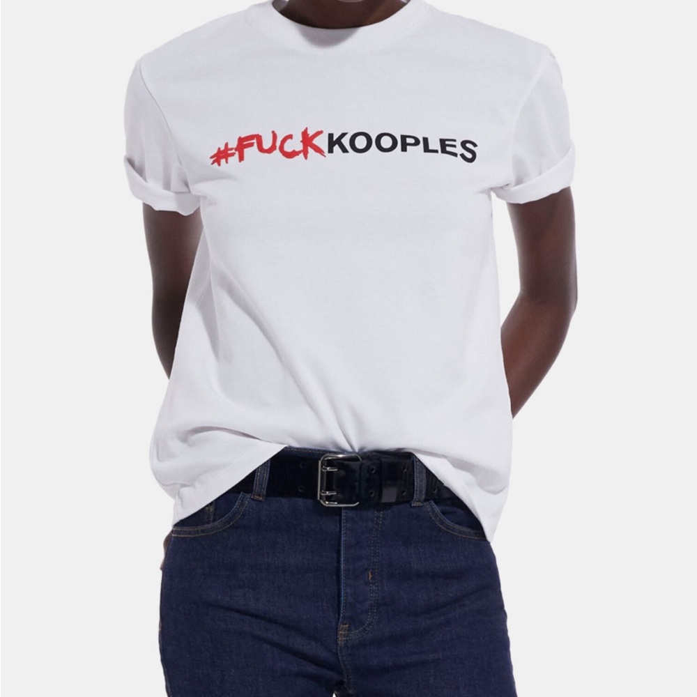 The Kooples White Graphic NWT Tee